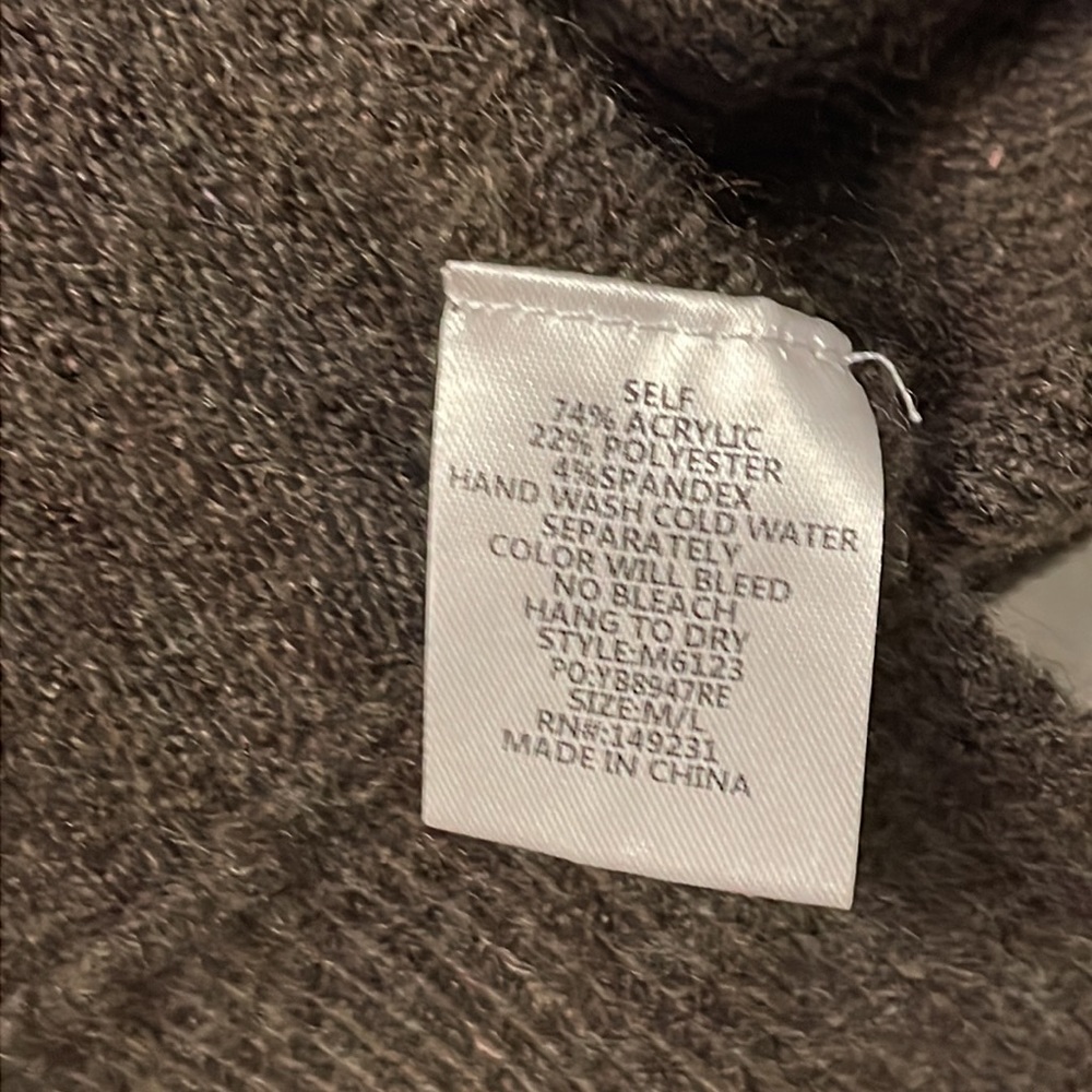 KORI Poncho Sweater Size M/L EUC - Picture 4 of 5